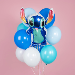 Шар (31''/79 см) Фигура, Любимый монстрик, Яркие ушки, Синий, 1 шт., 26988