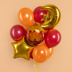 Шар (22''/56 см) Фигура, Полумесяц Рамадан, Золото, 1 шт. в уп., 24568P