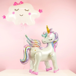 Шар (26''/66 см) Фигура 3D, Звездный единорог, 1 шт. в уп., 23484