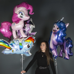 Шар (43''/109 см) Фигура, My Little Pony, Лошадка Радуга, 1 шт., 901739