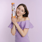 Пневмохлопушка (12/30 см), Кошечки Собачки, Круги фольга, Ассорти, 1 шт., 923016