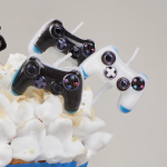 Набор свечей Фигура, Геймпад, Игра начинается, 3*2 + 4 см, 5 шт. с держат., 629273