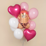 Шар (27''/69 см) Фигура, Мистер Пи-Пи в шапочке, 1 шт. в уп. (цв.этик.), 27334S