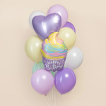 Шар (23''/58 см) Фигура, Нежный капкейк, 1 шт., 27198