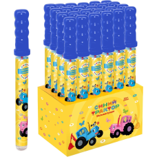 Мыльные пузыри Меч, Синий трактор, 120 мл. 24 шт., 501602