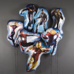 Шар (31''/79 см) Фигура, Герои Марвел, Капитан Америка, 1 шт., 555041