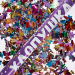 Пневмохлопушка (24/60 см), Звезды фольга, Ассорти, 1 шт., 8260STAR