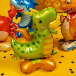 Шар 3D (21''/53 см) Фигура на подставке, Динозавр, 1 шт. в уп., 24550