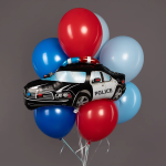 Шар (26''/66 см) Фигура, Полицейская машина, 1 шт., 26273