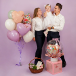 Шар (22''/56 см) Сфера, Deco Bubble (синяя упаковка), широкий клапан, Прозрачный, Кристалл, 5 шт. в , 550185