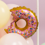 Шар с клапаном (17''/43 см) Мини-фигура, Пончик (надкусанный), 1 шт., 17174