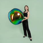 Шар 3D (50''/127 см) Сфера, Фантом, Хамелеон, 1 шт. в уп., 24931