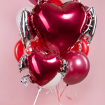 Шар (12''/30 см) Мини-сердце, Тихий омут, 1 шт., 943227