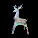 Шар (37''/94 см) Фигура 3D, Олень, Прозрачный, Хамелеон, 1 шт. в уп., 24906
