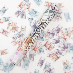 Пневмохлопушка (16/40 см), Деньги, Рубли, 1 шт., 8240NRS