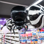 Шар (32''/81 см) Фигура, Паук, Черный, 1 шт. в уп., 21944P