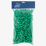 Шарики пенопласт, Зеленый, 6-8 мм, 10 гр., 521309