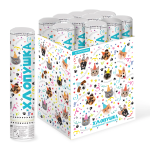 Пневмохлопушка (12/30 см), Котики и Собачки, Звезды фольга, Серебро, 1 шт., 823165