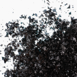 Конфетти дробленые Черный, Металлик, 20 г., 6232518