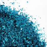 Конфетти дробленые Ярко-голубой, Металлик, 20 г., 6014742