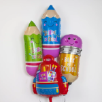 Шар (29''/74 см) Фигура, Школьный карандаш, Зеленый, 1 шт. в уп., 20394P