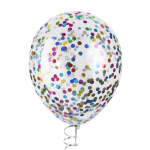 Конфетти фольга Круг, Ассорти, Металлик, 1 см, 50 г., 6015215