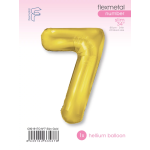 Шар (40''/102 см) Цифра, 7 Slim, Золото, 1 шт. в уп., C901917O