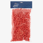 Шарики пенопласт, Красный, 6-8 мм, 10 гр., 521306