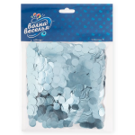 Конфетти фольга Круг, Голубой, Хром, 1 см, 50 г., 6015450