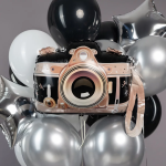 Шар (26''/66 см) Фигура, Фотоаппарат, 1 шт. в уп., 26431