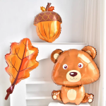 Шар (33''/84 см) Фигура, Медвежонок, 1 шт., 19660