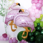 Шар (51''/130 см) Фигура, Фламинго, Розовый, 1 шт., 901682