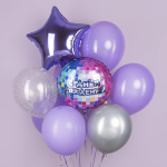 Конфетти фольга Цилиндр, Серебро, Металлик, 0,2 см, 20 г., 6233296