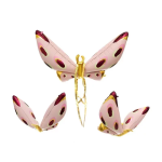 Шар 3D (45''/114 см) Фигура, Бабочка, Карнавальные крылья, Розовый, 1 шт. в уп., 23456P