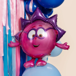 Шар (38''/97 см) Фигура, Смешарики, Ежик, 1 шт. в уп., 515102