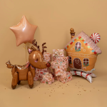 Шар (26''/66 см) Фигура 3D, Новогодний олененок, 1 шт. в уп., G72210-P