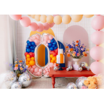 Шар (65''/165 см) Цифра, 0 Каркасная, 1 шт. в уп., 131370