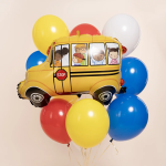 Шар (29''/74 см) Фигура, Школьный автобус, 1 шт., 25395