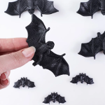 Декоративное украшение, Микс Летучие мыши, 4-9,5 см, Черный/Коричневый, 12 шт., 6232034