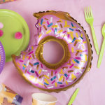 Шар с клапаном (17''/43 см) Мини-фигура, Пончик (надкусанный), 1 шт., 17174