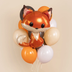 Шар (36''/91 см) Фигура, Лисенок, 1 шт., 901958