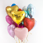 Шар (18''/46 см) Сердце, Фуше, 1 шт., 18014M