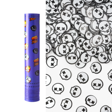 Пневмохлопушка (12/30 см), Game Party, Черепа бумага, 1 шт., 501563