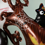 Шар 3D (58''/147 см) Фигура на подставке, Дерево на Хэллоуин, 1 шт. в уп., 23555V