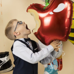 Шар (21''/53 см) Фигура, Яблоко, 1 шт., 23489