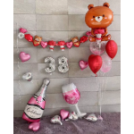 Шар Гирлянда (29''/74 см) Фигура, Признание в любви, 2 шт. в уп., 21851