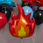 Шар (30''/76 см) Фигура, Пламя, 1 шт. в уп., 26212P