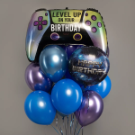 Шар (30''/76 см) Фигура, Геймпад, Твой День Рождения, Градиент, 1 шт. в уп., 25535-P