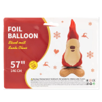 Шар 3D (57''/145 см) Фигура на подставке, Гном в колпачке, 1 шт. в уп., 26839