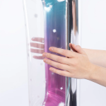 Шар (34''/86 см) Цифра, 2 Нежные искры, Розовый, Градиент, 1 шт. в уп., 131032